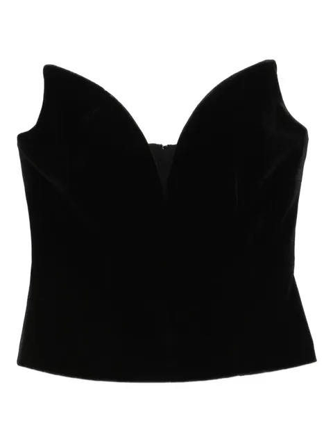 sweetheart-neck top