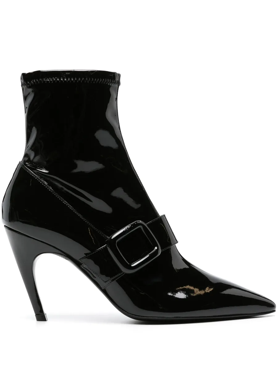 Viv 100mm patent-leather ankle boots 2
