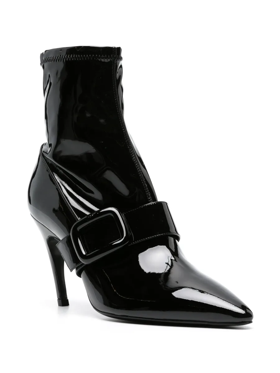 Viv 100mm patent-leather ankle boots 4
