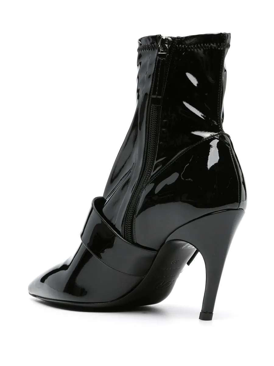 Viv 100mm patent-leather ankle boots 6