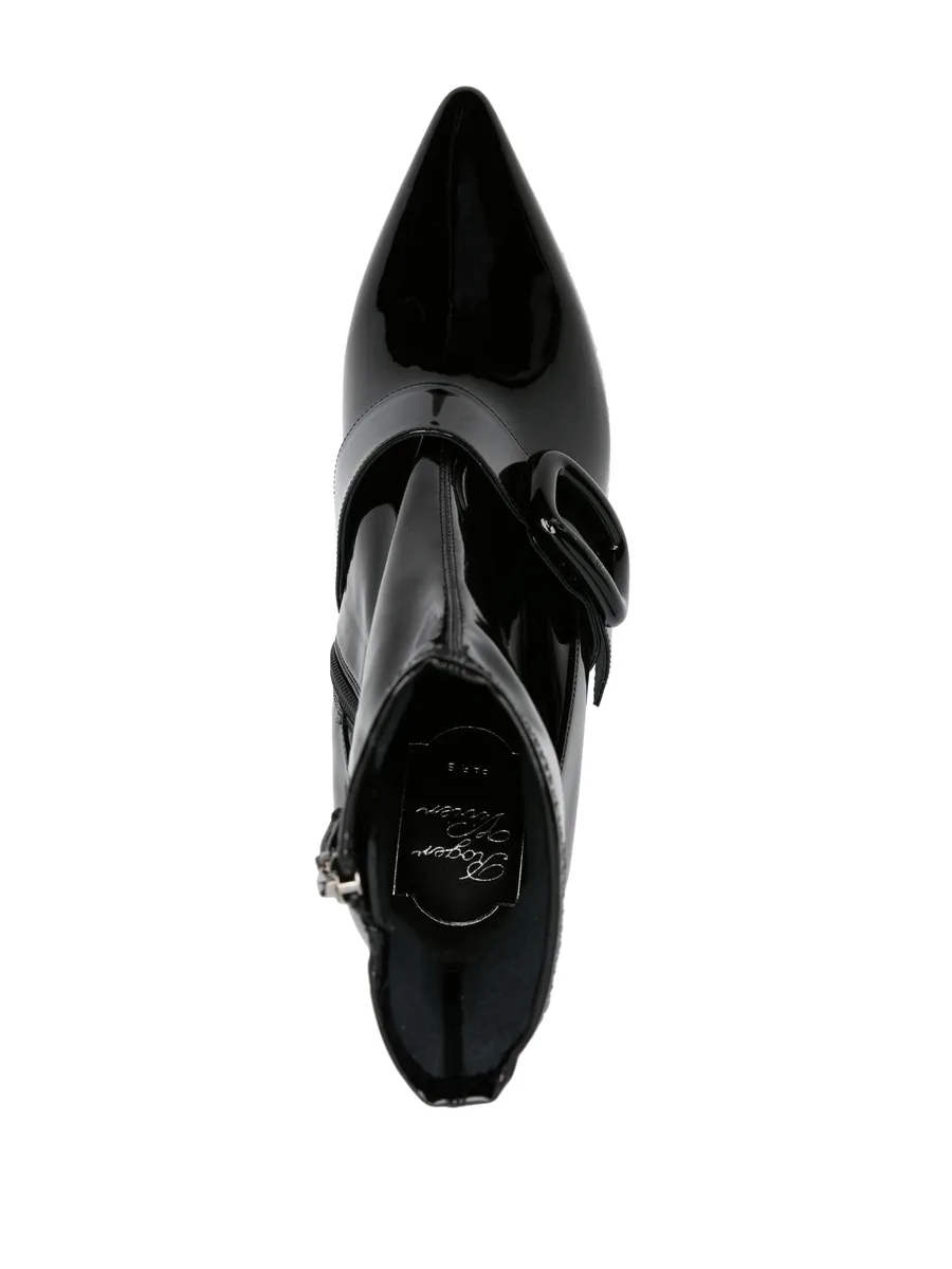 Viv 100mm patent-leather ankle boots 7