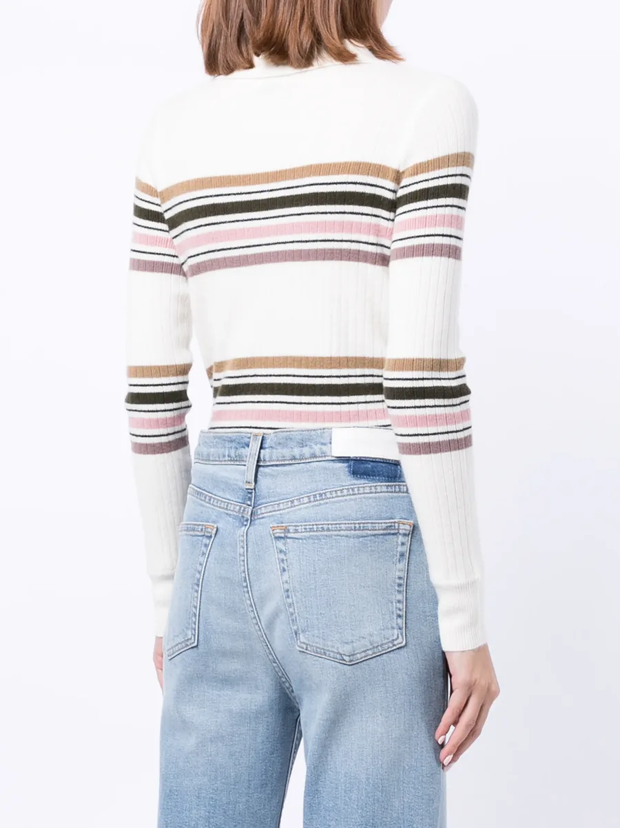 Cetus striped knit bodysuit 8