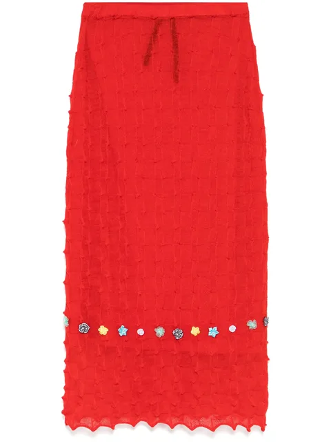 embellished mini skirt