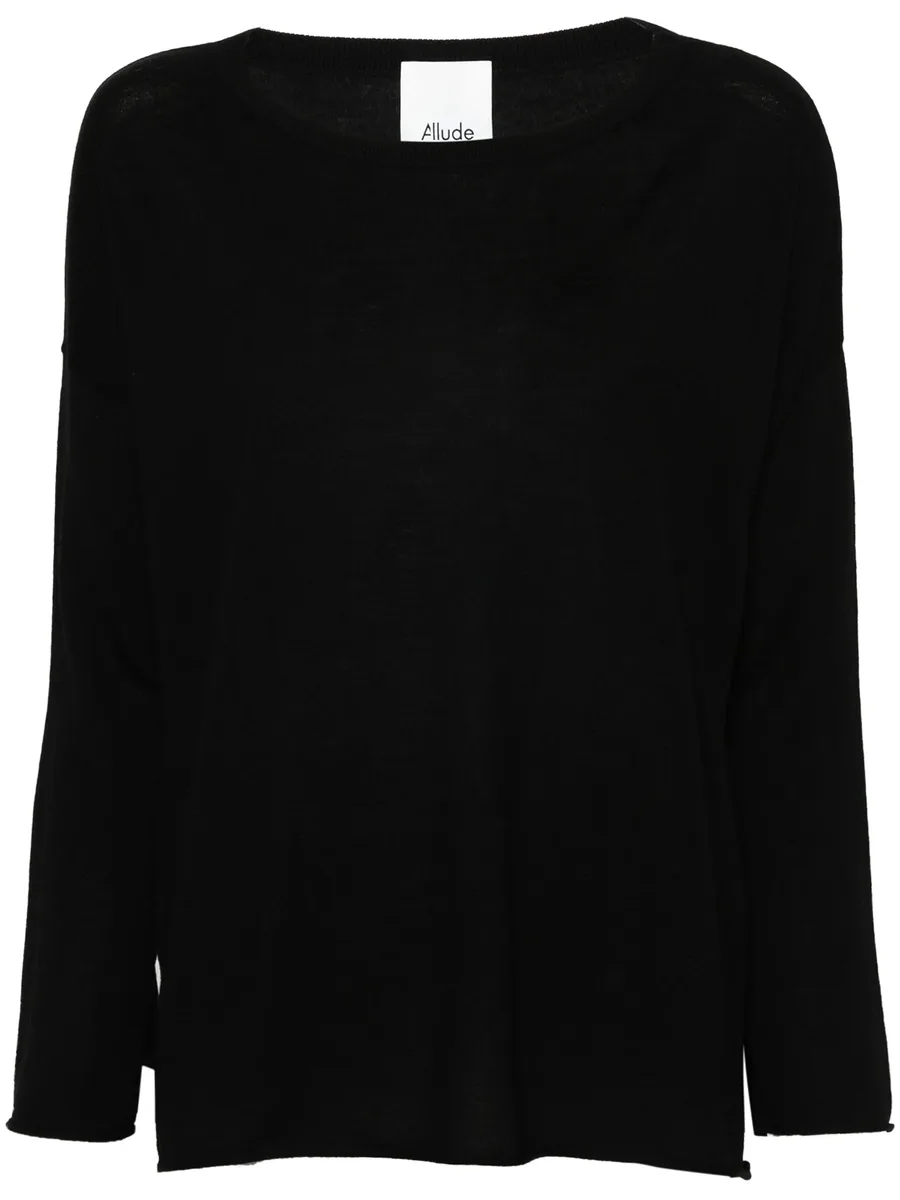 boat-neck virgin-wool jumper 2