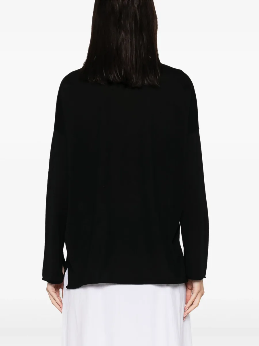 boat-neck virgin-wool jumper 8