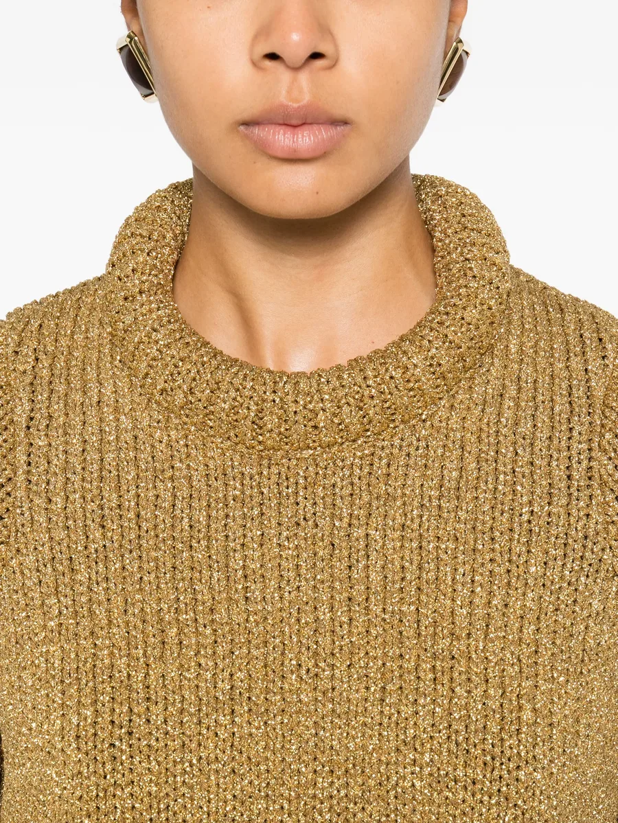 ribbed roundneck knitwear 9