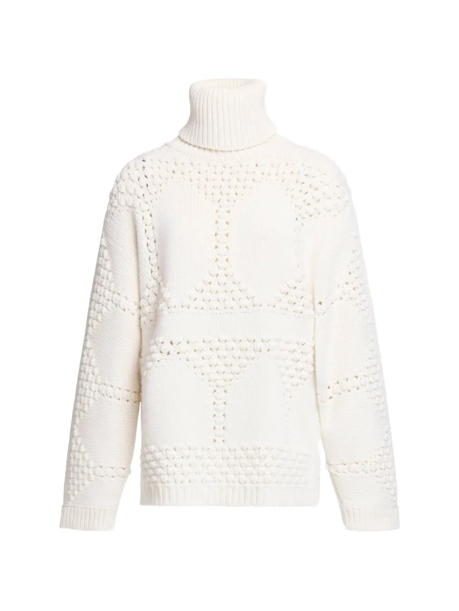 ribbed-knit turtleneck sweater 2