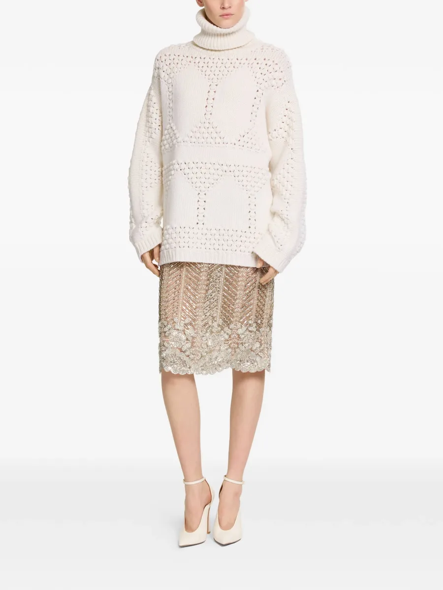 ribbed-knit turtleneck sweater 3