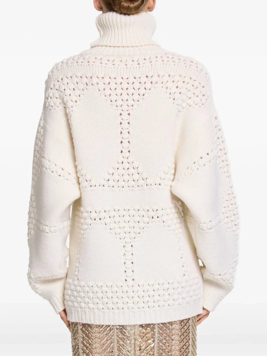 ribbed-knit turtleneck sweater 8