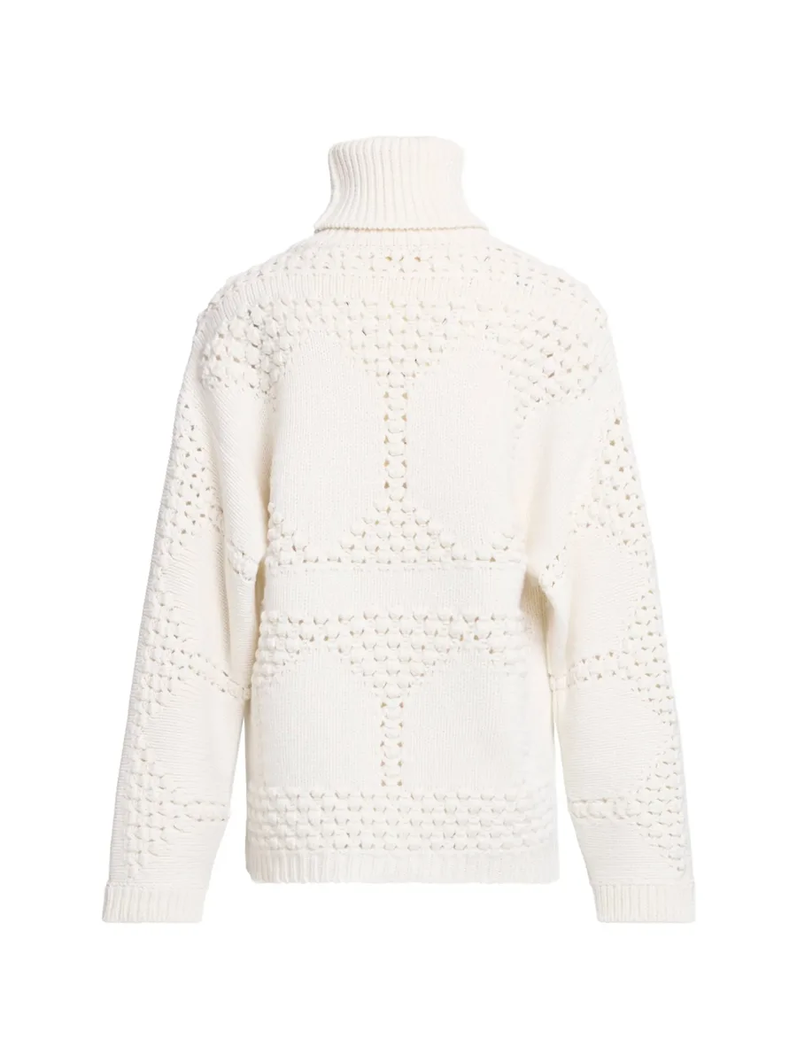 ribbed-knit turtleneck sweater 11