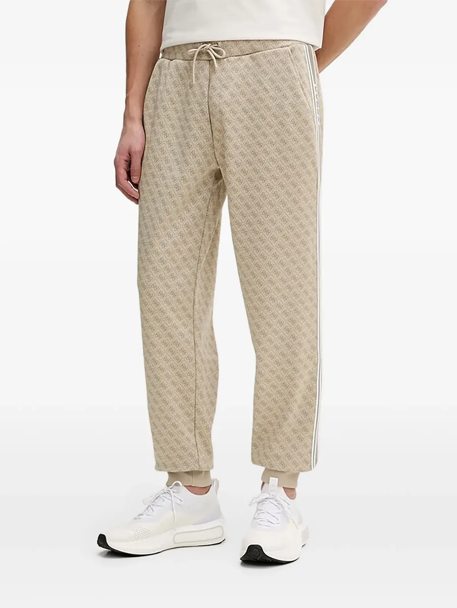 monogram-pattern track pants 2