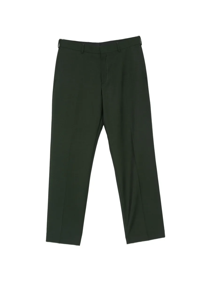 pressed-crease tailored trousers 1