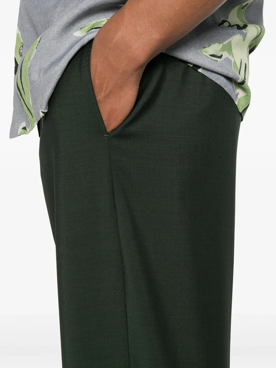 pressed-crease tailored trousers 9