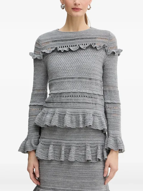 Martesana ruffled sweater