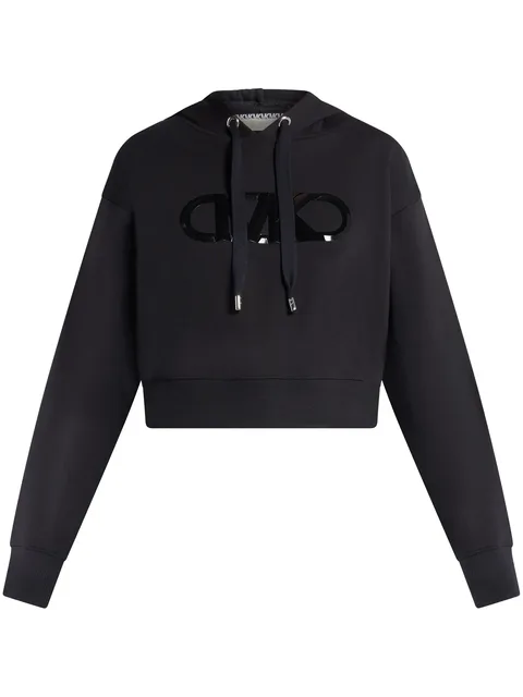 logo-patch hoodie