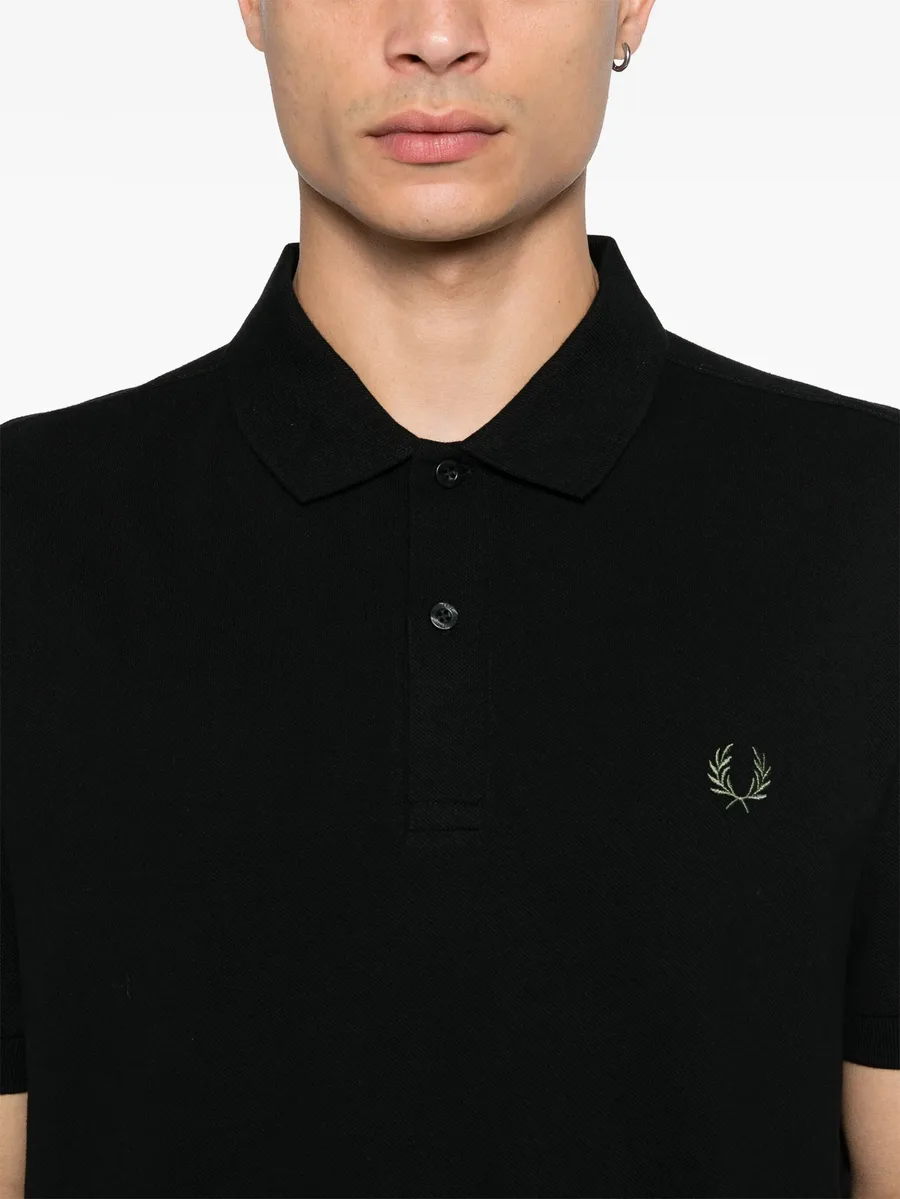 x Fred Perry slogan-print polo shirt 9