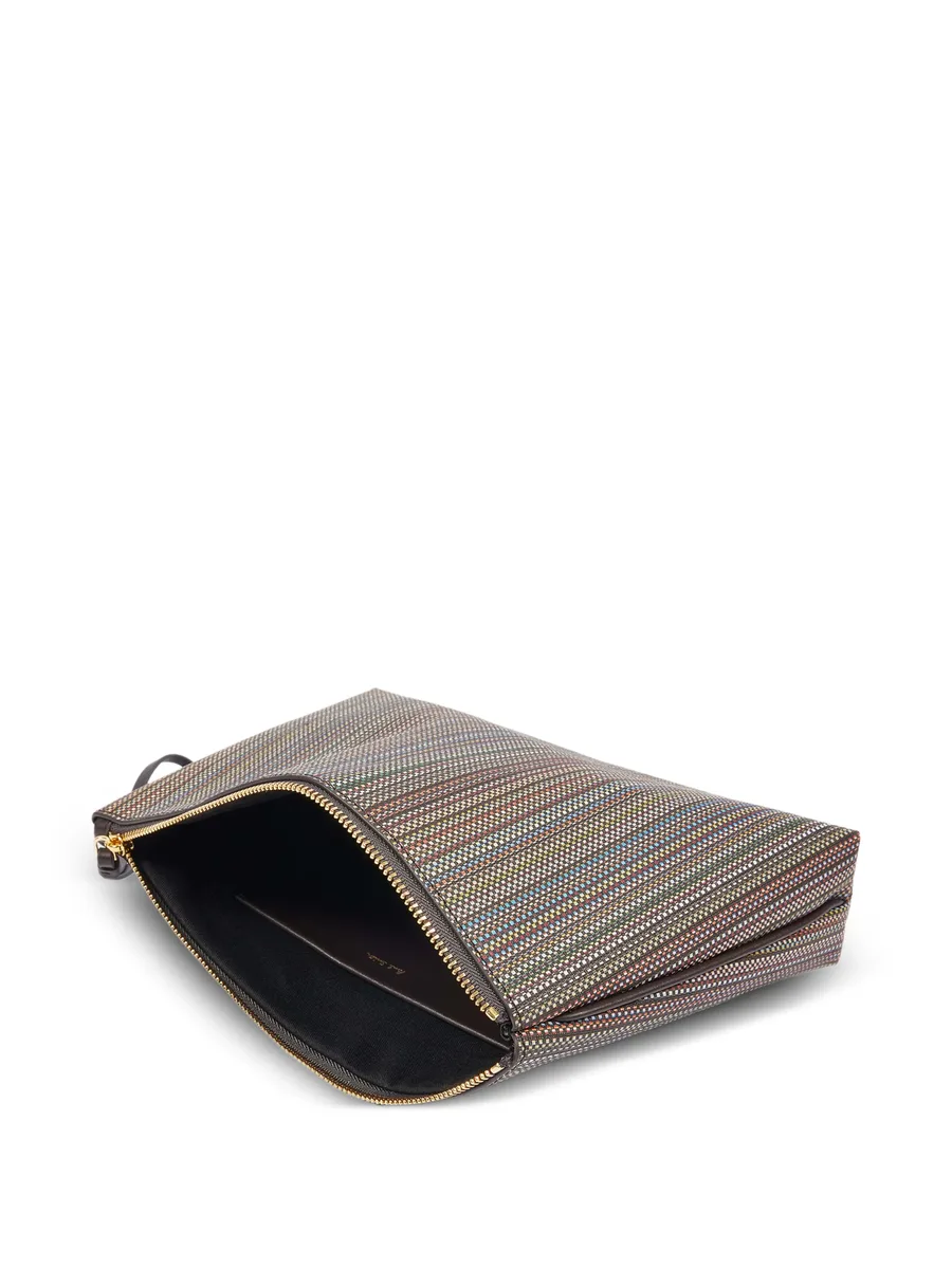 клатч Signature Stripe 8