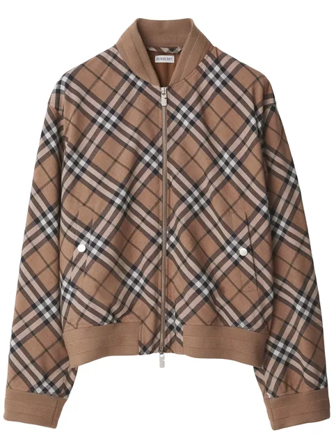 бомбер в клетку Vintage Check