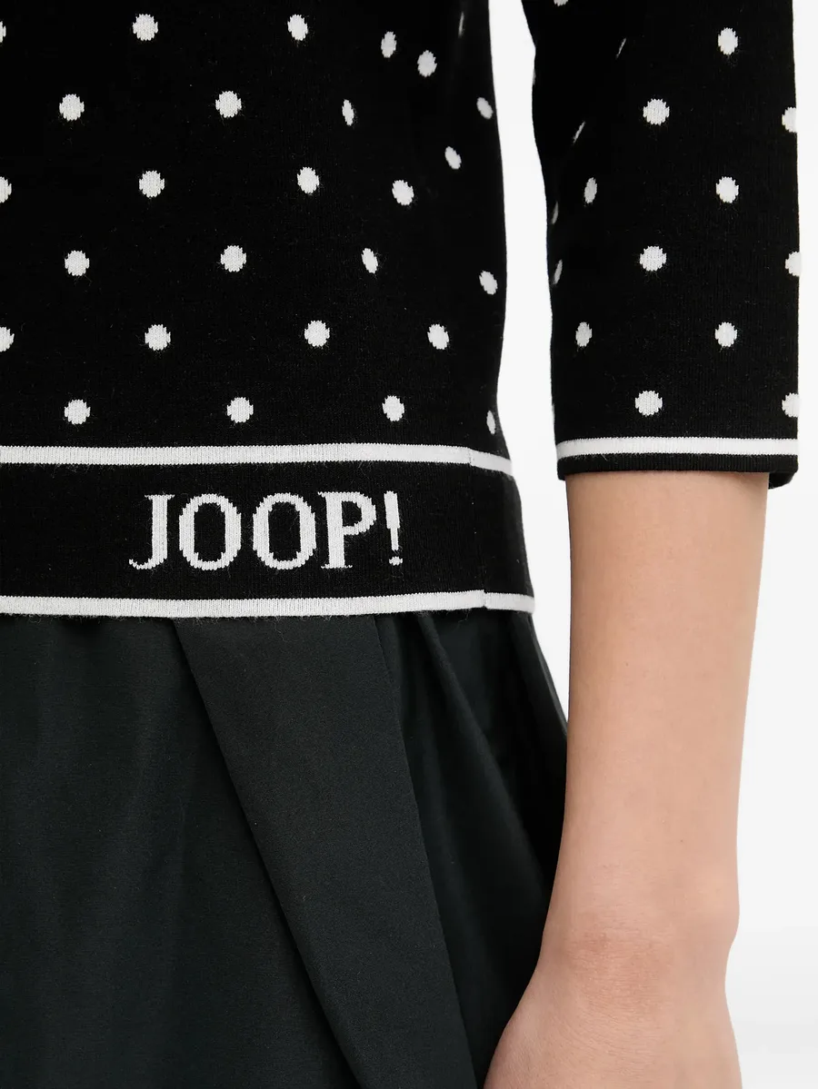 Konstantina polka-dot print sweater 7