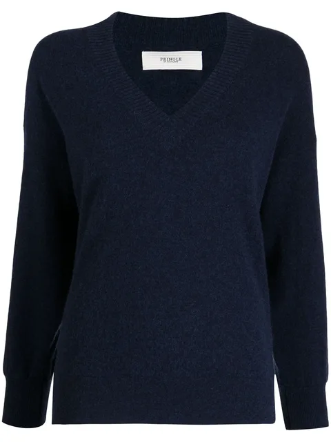 V-neck cashmere jumper