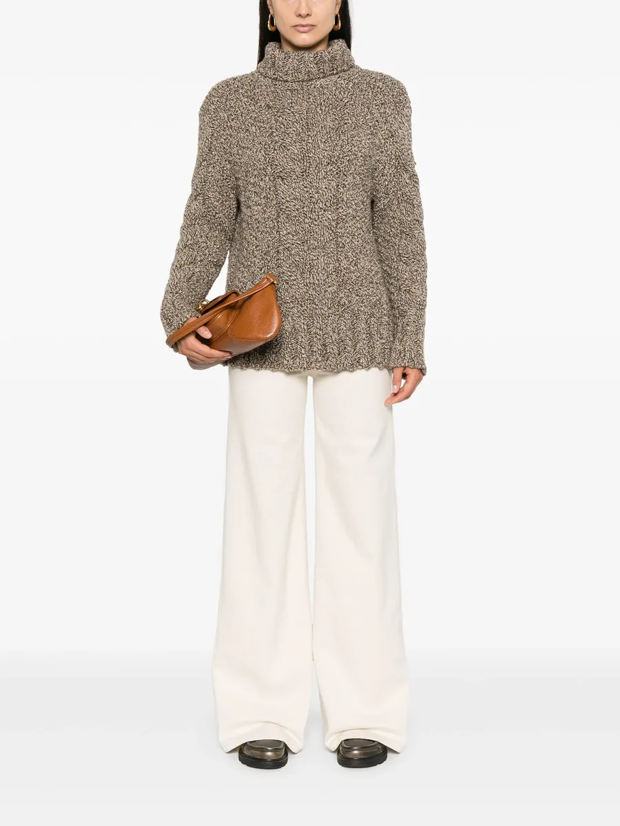 marl-knit sweater 3