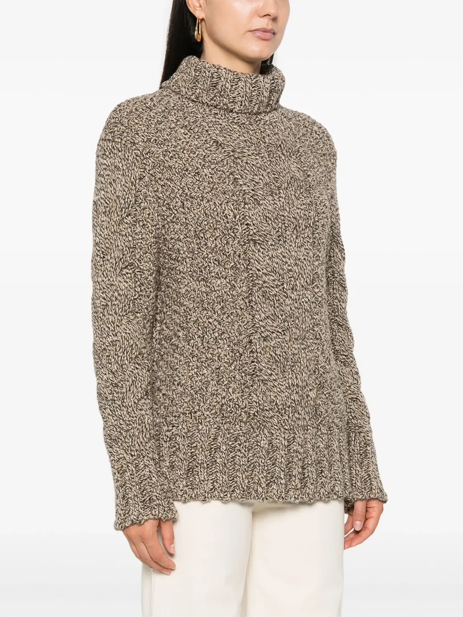 marl-knit sweater 6
