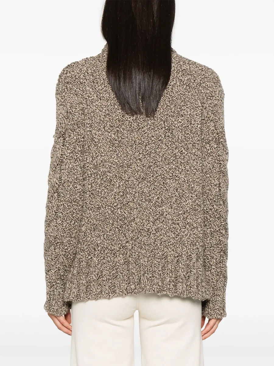 marl-knit sweater 8