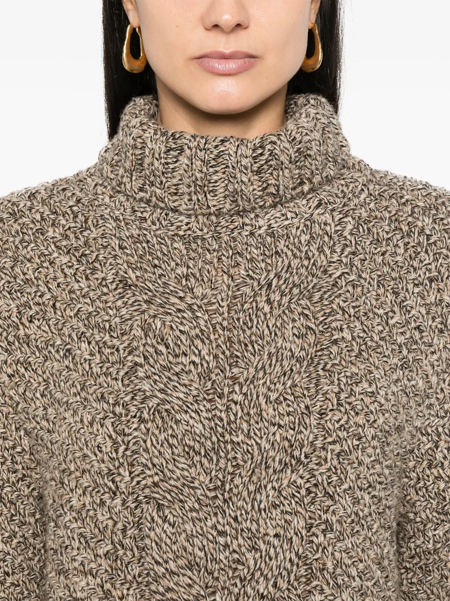 marl-knit sweater 10