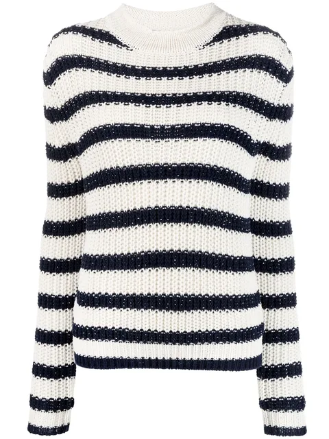 striped knitted jumper