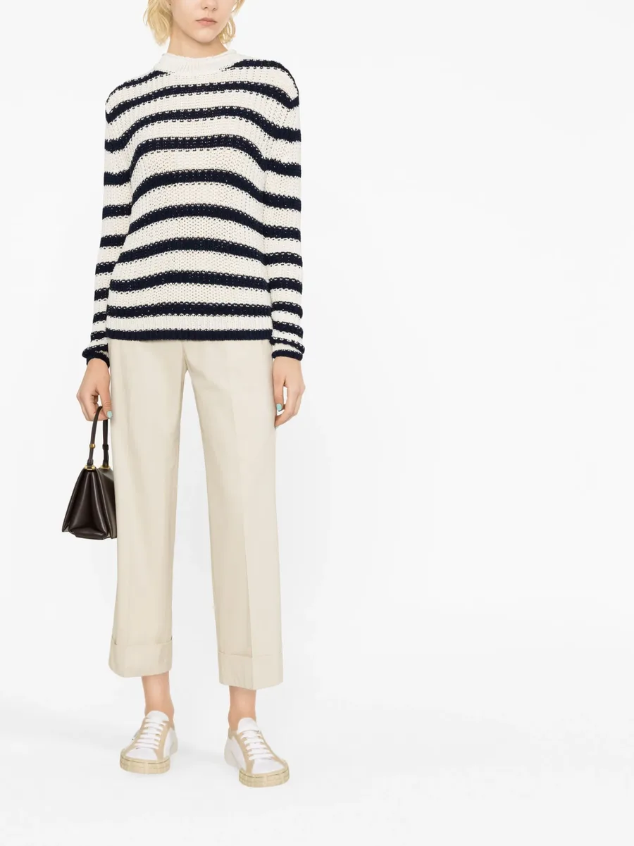 striped knitted jumper 4