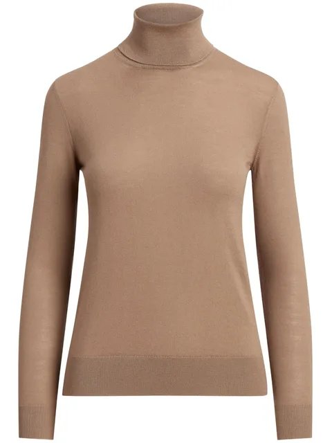 roll-neck knit jumper