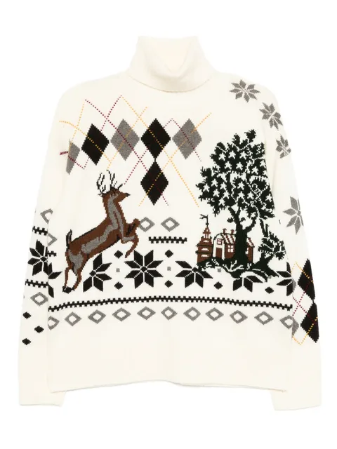 patterned jumper