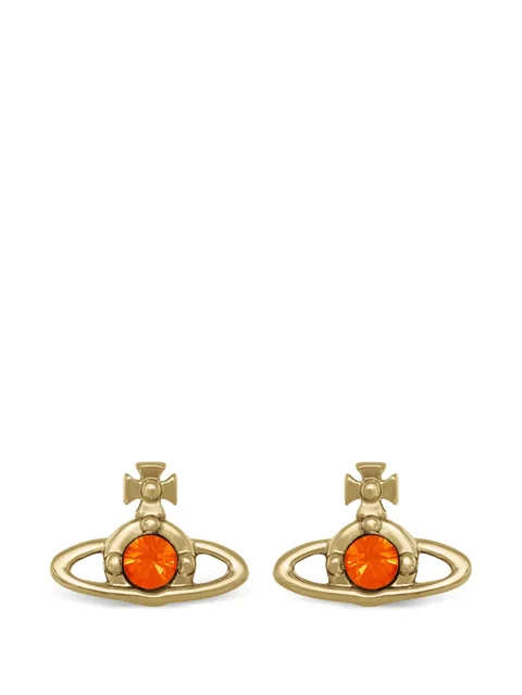 серьги с декором orb