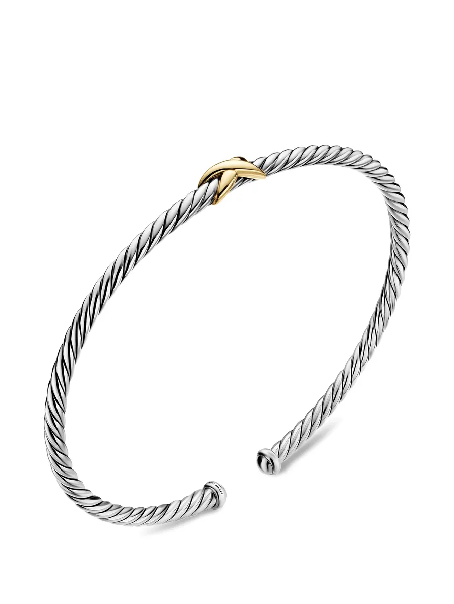 браслет Petite X из желтого золота 4