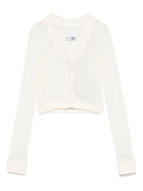 сетчатый кардиган
