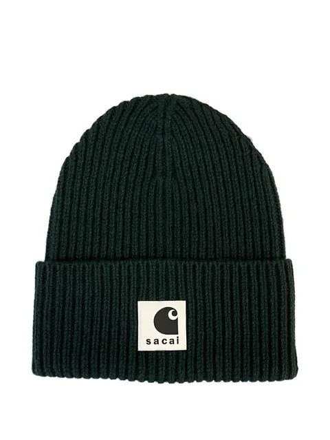 шапка бини в рубчик из коллаборации с Carhartt WIP