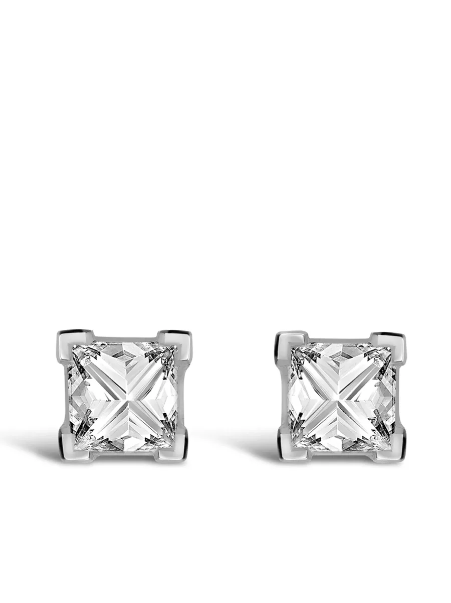 серьги RockChic из белого золота с бриллиантами 2