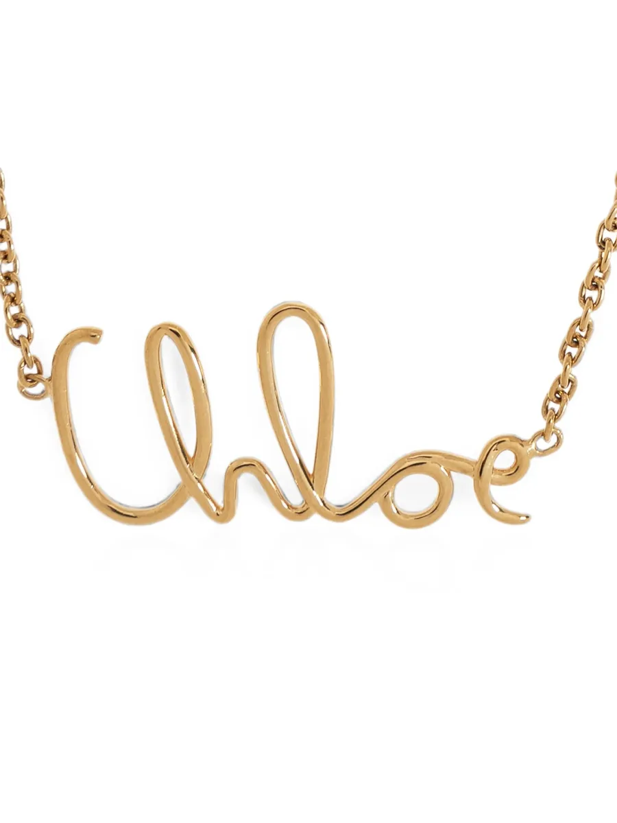 колье The Chloé с логотипом 6