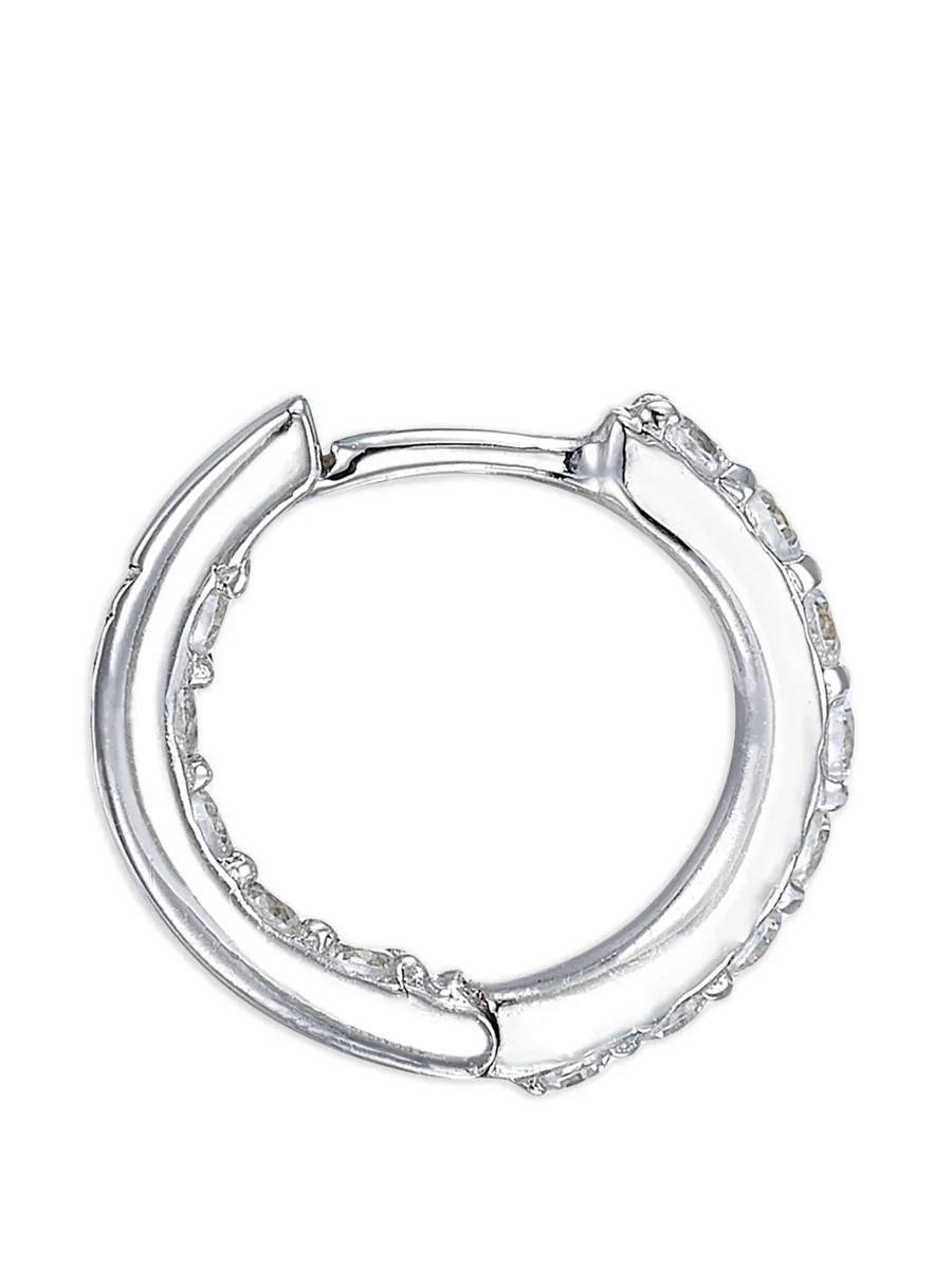 большие серьги-кольца Heart Pendant 9
