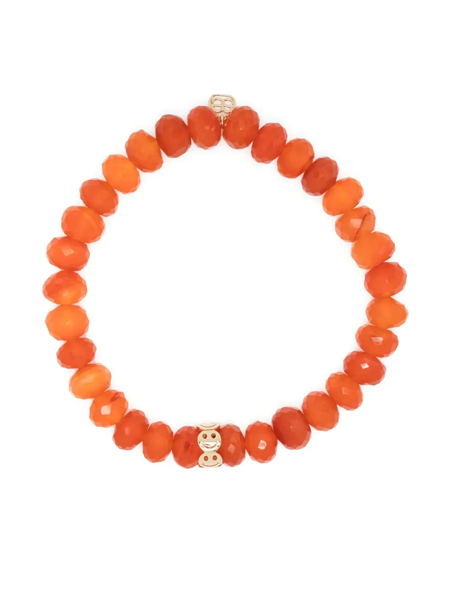 14kt yellow gold Pure Happy carnelian bracelet 2