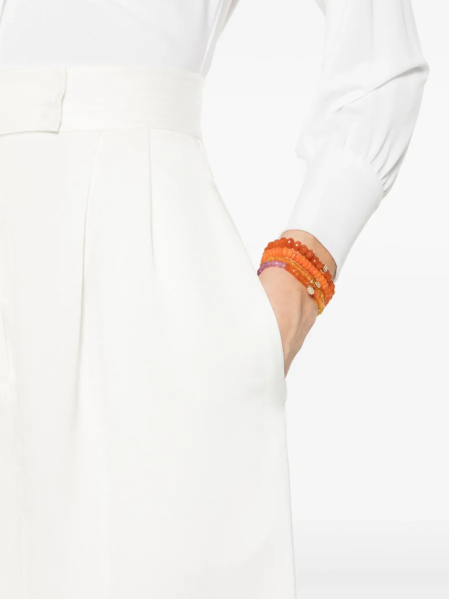 14kt yellow gold Pure Happy carnelian bracelet 4