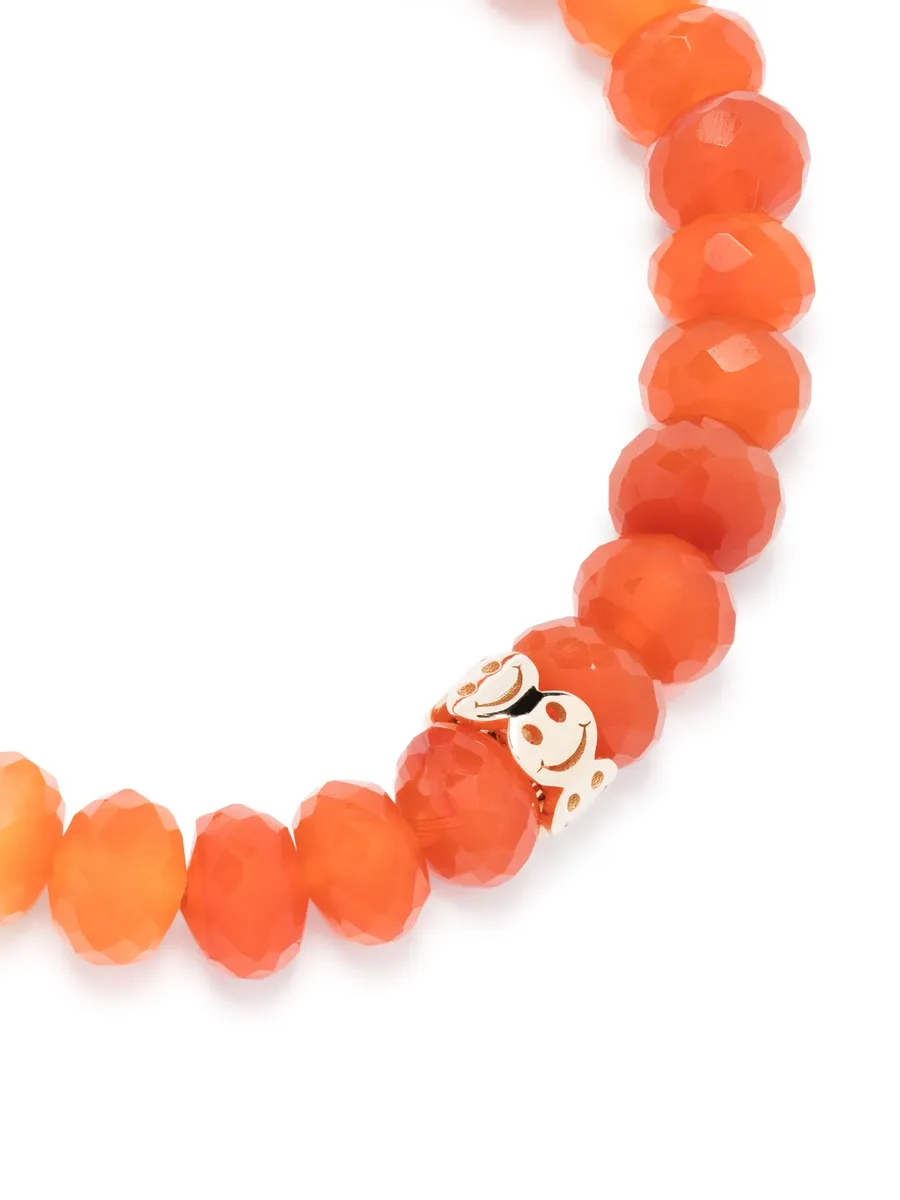 14kt yellow gold Pure Happy carnelian bracelet 5