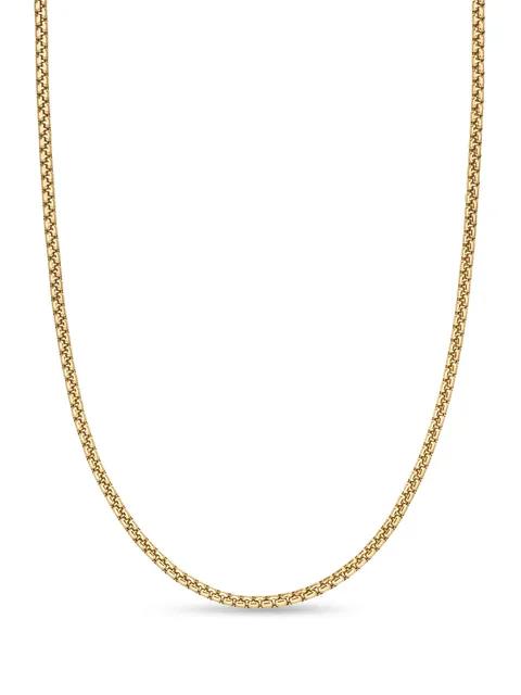 колье Box Chain из желтого золота (2.7 мм)