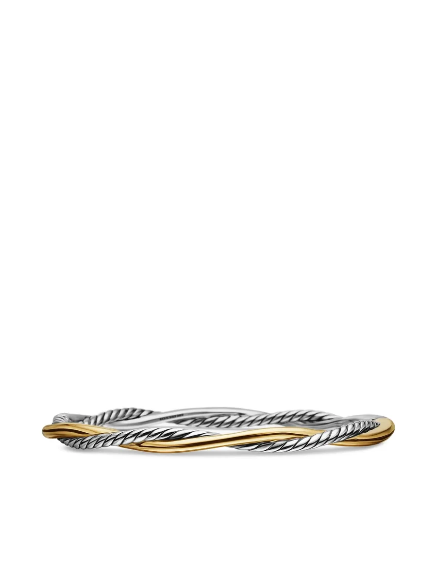 браслет Petite Infinity из серебра и желтого золота (4.4 мм) 1