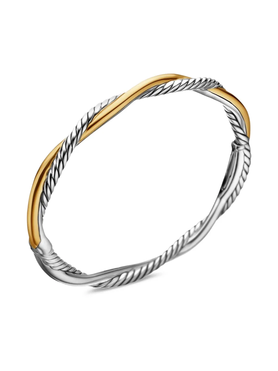 браслет Petite Infinity из серебра и желтого золота (4.4 мм) 7