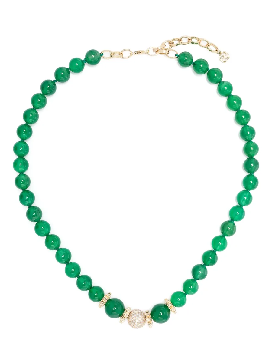 колье Scallop Rondelle из желтого золота 2