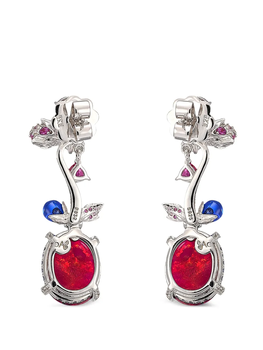 Carnivora multi-stone earrings 6
