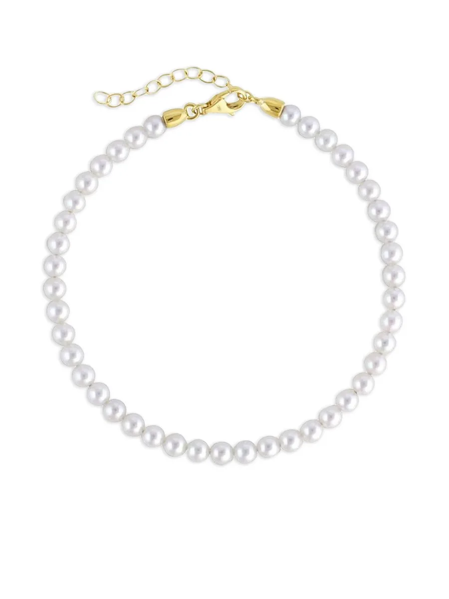 14K yellow gold Baby Ayoka Pearl bracelet 2