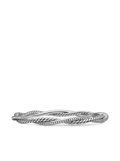 серебряный браслет Petite Infinity с бриллиантами (4.4 мм)