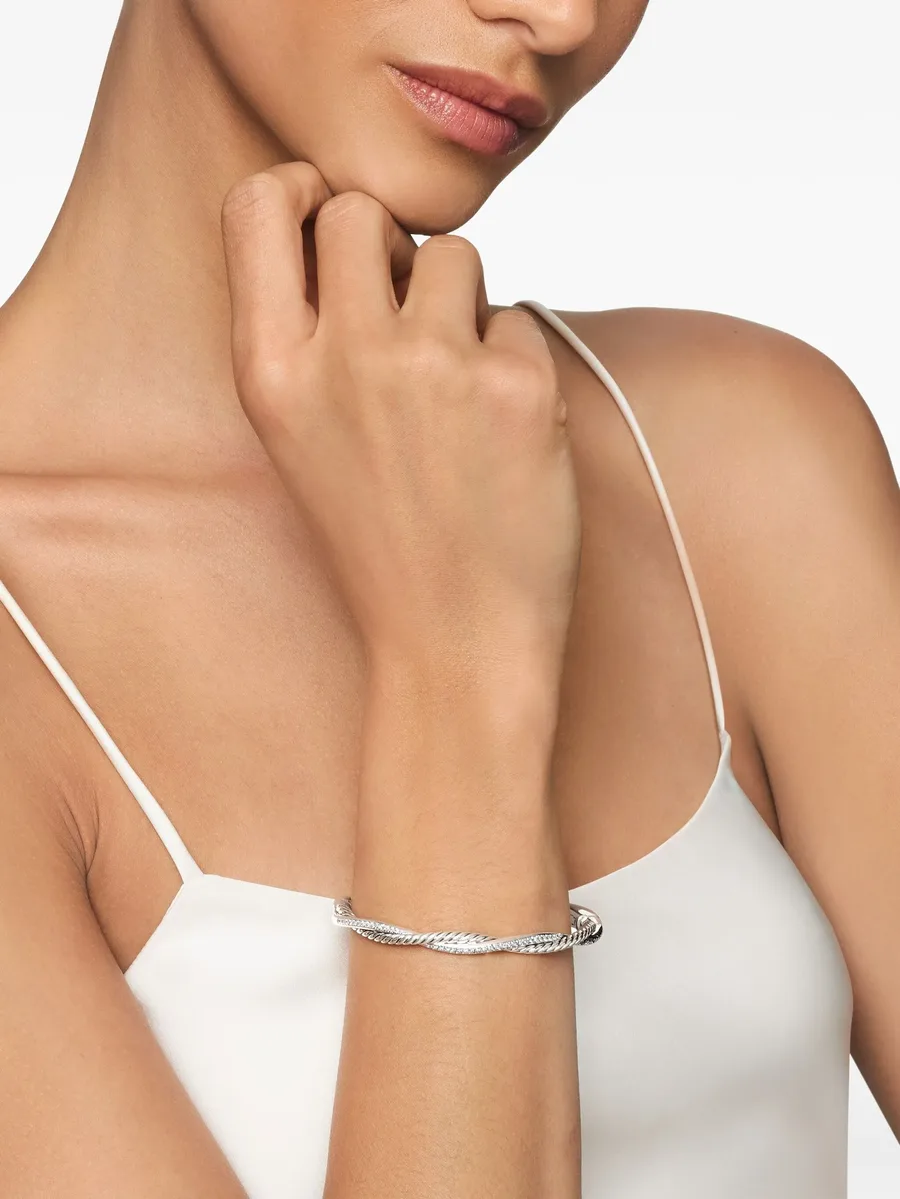серебряный браслет Petite Infinity с бриллиантами (4.4 мм) 3